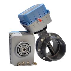 電動(dòng)UPVC蝶閥（內(nèi)置邊緣計(jì)算器 4G-CAT1通訊 電池供電或DC24V供電）