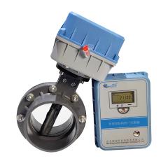 電動(dòng)UPVC蝶閥（內(nèi)置邊緣計(jì)算器 LORA通訊 電池供電或DC24V供電）